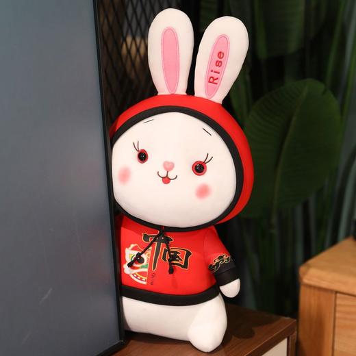 兔年吉祥物国潮兔子公仔毛绒玩具生肖兔玩偶儿童安抚娃娃活动礼品 商品图5