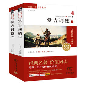 (仓发) 堂吉诃德经典名著 大家名译（ 无障碍阅读 全译本平装）（新版 套装上下册）/商务印书馆/[西]塞万提斯/978710011023501