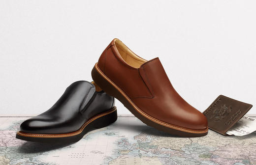 限时特价——葡萄牙原产手工制作高品质超舒适男士乐福鞋Loafer黄褐色M2190（超轻款一脚蹬） 商品图5