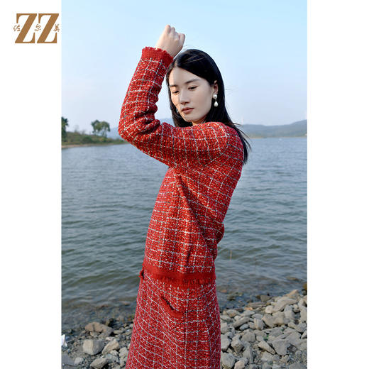 冬季新款 针织羊毛衫套装上衣女E14MS22 商品图1