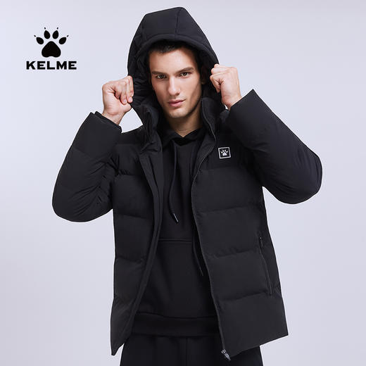 卡尔美官方旗舰运动棉衣 宽松棉服短款加厚保暖冬棉袄外套男 商品图0