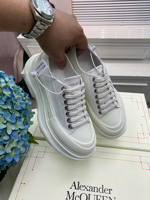 全白帆布老爹鞋 商品图5