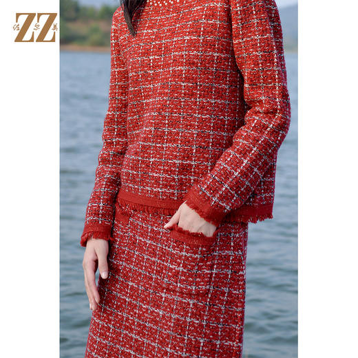 冬季新品 针织羊毛套装短裙女E14MQ20 商品图2