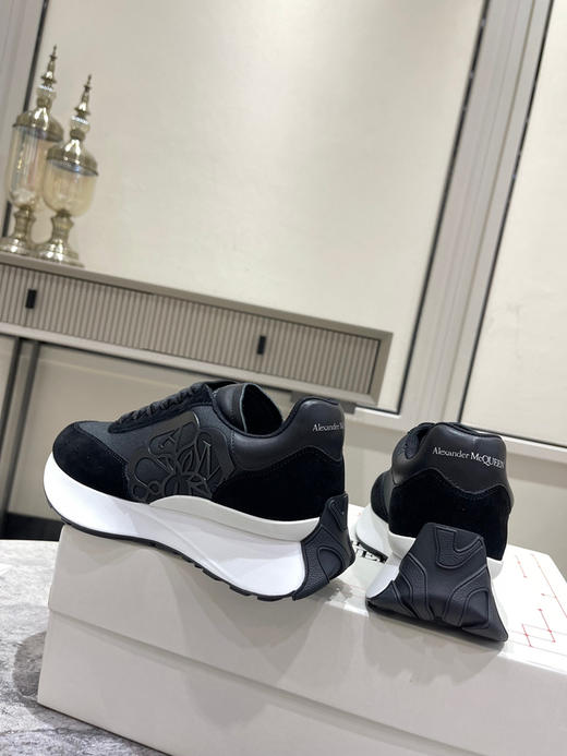 黑色布面拼牛反绒 商品图5