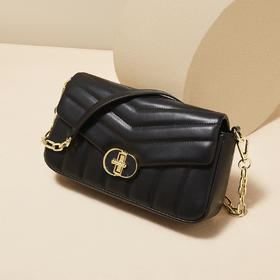 【直播秒杀】Safiya/索菲娅二层牛皮2022新款腋下包单肩包包女斜挎包手提女包 SF953008Y