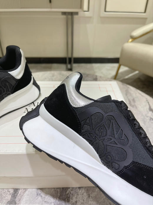 黑色布面拼牛反绒 商品图2