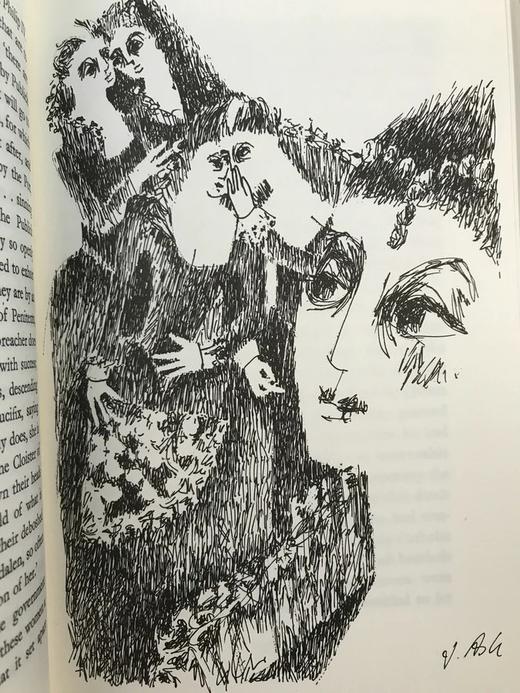 毛姆《情迷翡冷翠/堂·弗尔南多》尤塔·阿什插图 复古真皮脊精装32开 商品图11