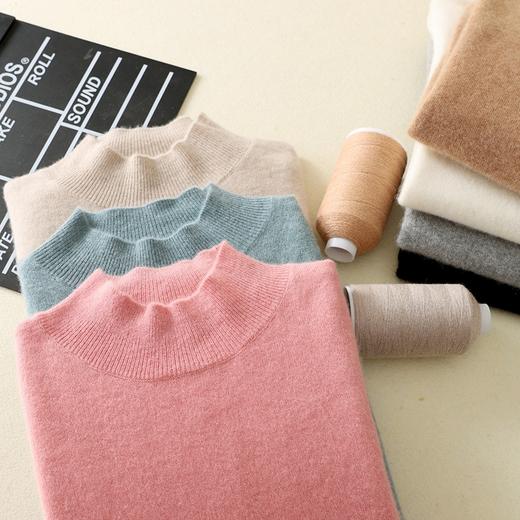 【年终羊毛衫活动】【击穿底价】【两件再减20元】SIIJJEYY . woolen秋冬新款纯羊毛衫女高领半高领针织打底衫长袖保暖毛衣女 商品图9