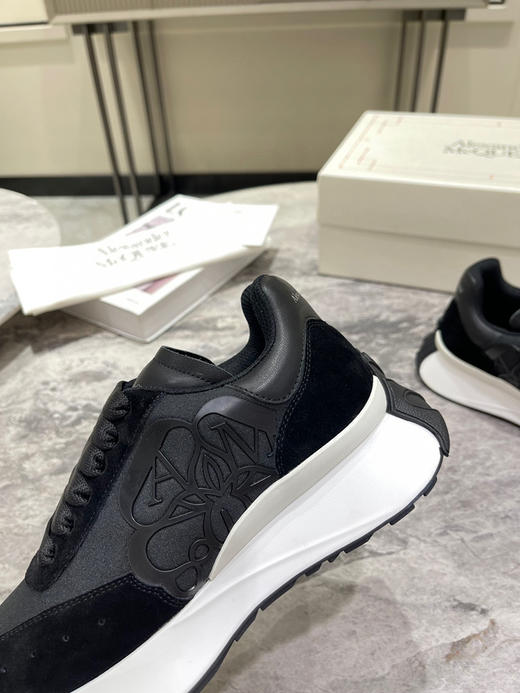 黑色布面拼牛反绒 商品图7