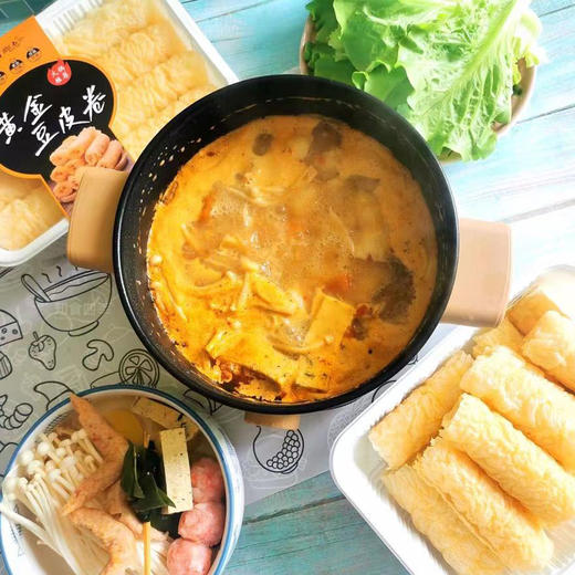 火锅搭档·福建黄金豆皮卷(响铃) 3秒入汤 香而不腻 商品图3