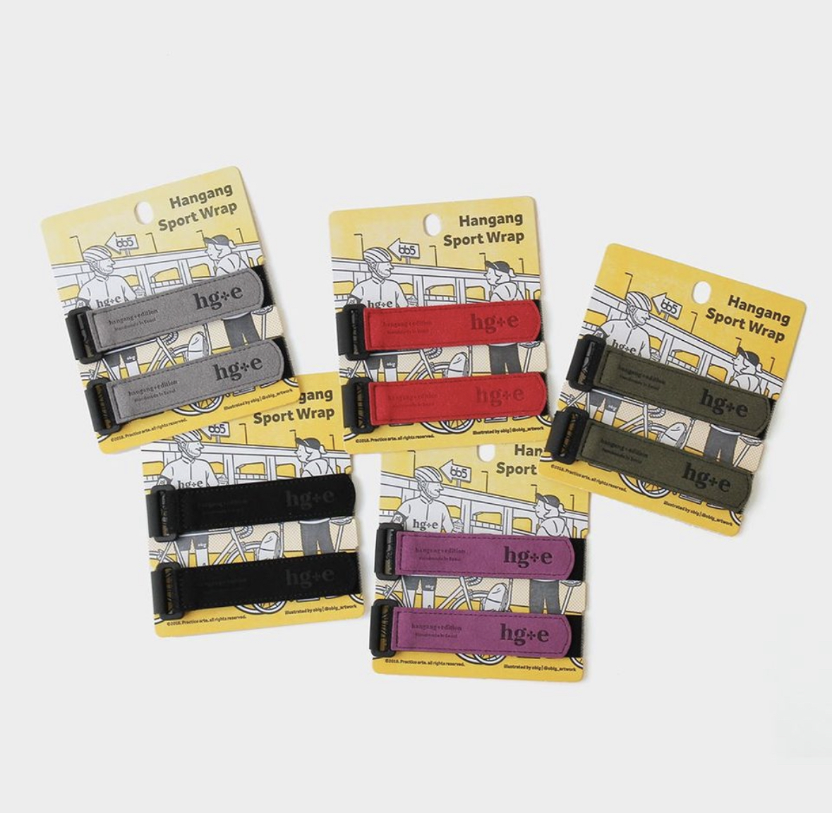 Practico Arte 自行车骑行裤腿绑带 小布绑带