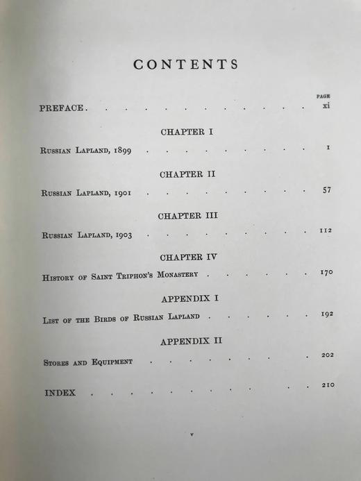 1904年 与俄国拉普兰德鸟类共处的三个夏天 68幅插图 漆布精装18开 商品图4