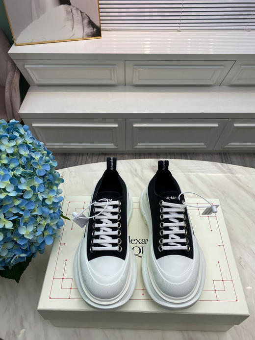 经典黑帆布老爹 商品图1