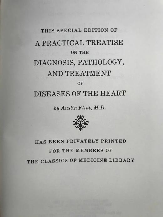 医学经典奥斯汀·费林特《心脏病的诊断、病理与治疗实践》 2幅插图 豪华皮装18开 商品图3