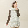 Famecoco范可儿羽绒马甲女短款白鸭绒羽绒服轻薄外套女F228CA006 商品缩略图3
