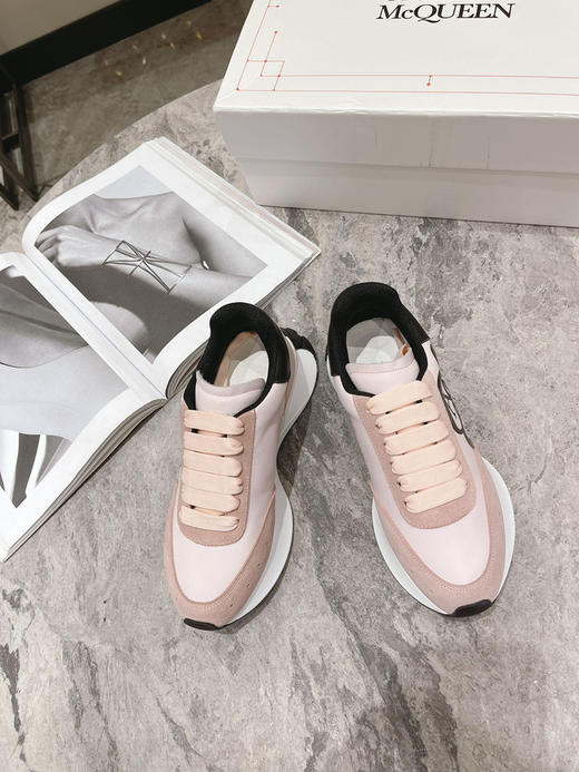 肉粉布面拼牛反绒 商品图4