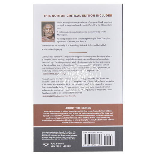 【中商原版】美狄亚 英文原版 Norton Critical Editions Medea Euripides 商品图1