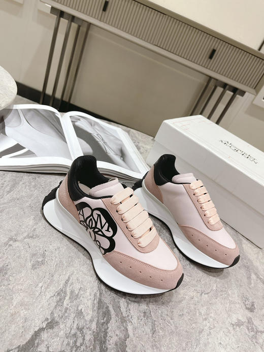 肉粉布面拼牛反绒 商品图5