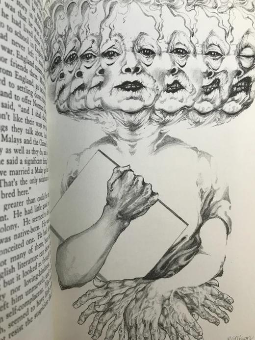 毛姆短篇小说集《环境产物》 保利娜·埃里森趣味插图 复古真皮脊精装32开 商品图7