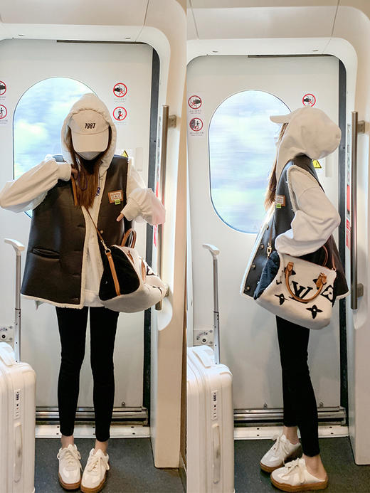 【179元任选2件】现货！羊羔毛马甲背心坎肩 商品图2