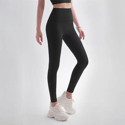 哈瓦塔加绒加厚蜜桃提臀健身裤瑜伽跑步裤H321115 商品图9