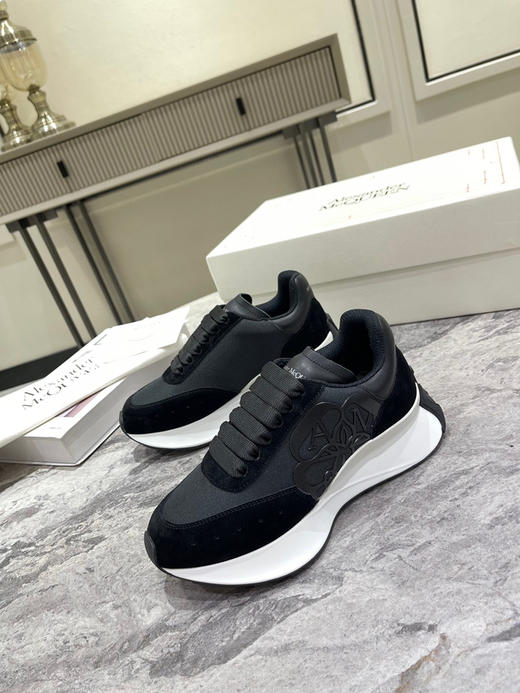 黑色布面拼牛反绒 商品图1