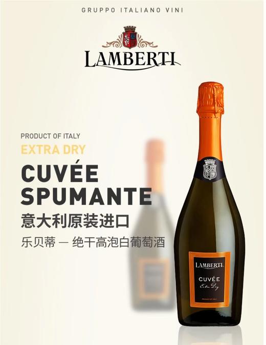 【中欧班列直供】意大利乐贝蒂绝干高泡白葡萄酒 750ml/瓶  原装进口 商品图0