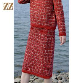 冬季新品 针织羊毛套装短裙女E14MQ20