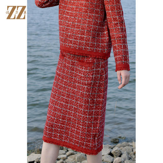 冬季新品 针织羊毛套装短裙女E14MQ20 商品图0