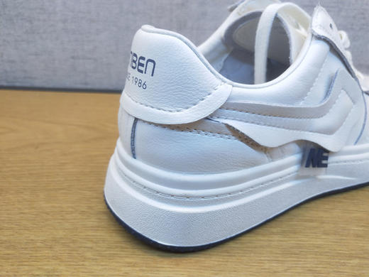 2021秋季新款豪行真皮舒适休闲女鞋21378251时尚平底小白鞋单正品 商品图4