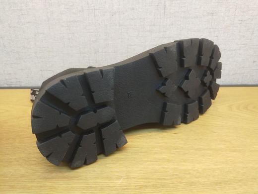 2021秋季豪行新款舒适女靴213X41017时尚厚底马丁单靴系带短筒靴 商品图9