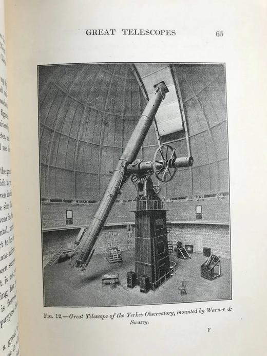 1903年 大众天文学 约50幅插图 全真皮精装大32开 商品图11