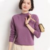 【年终羊毛衫活动】【击穿底价】【两件再减20元】SIIJJEYY . woolen秋冬新款纯羊毛衫女高领半高领针织打底衫长袖保暖毛衣女 商品缩略图10