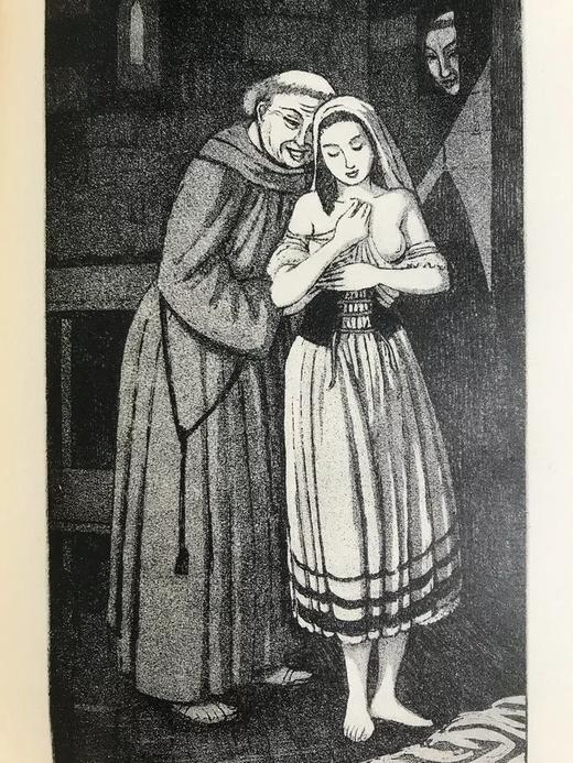 薄伽丘《十日谈》（全2卷） 版画家莱特20幅香艳插图 精装18开 商品图9