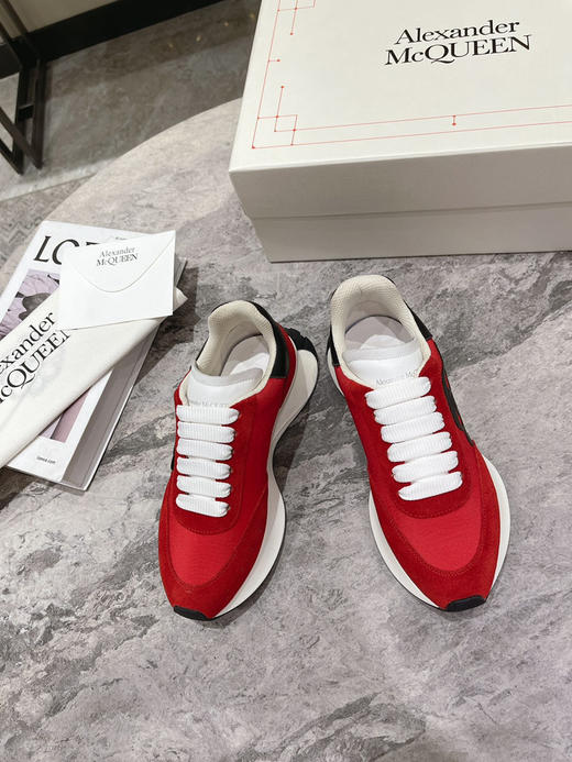 红色布面拼牛反绒 商品图2