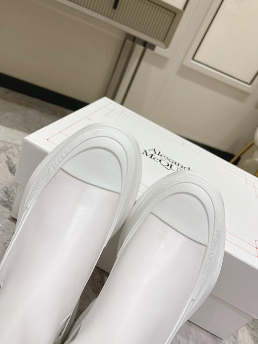 全白厚底短靴 商品图6