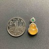 稀有厚庄高冰种黄翡葫芦18k白金钻石镶嵌 商品缩略图6