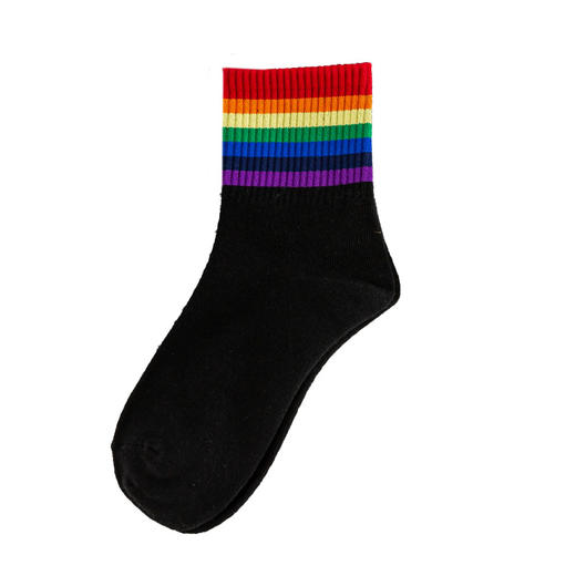 「1套5双装！12套可选」秋冬款袜子 女日系学院风可爱中筒保暖女士高腰棉袜配饰 商品图4