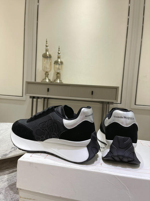 黑色布面拼牛反绒 商品图3