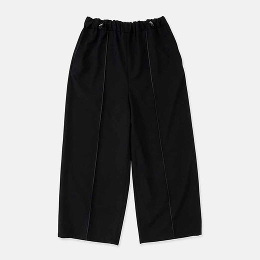 DIGAWEL Pin tuck Lounge Pants 高密度纯羊毛府绸面料宽松九分裤 商品图3