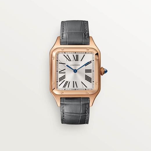 卡地亚 Cartier Santos-Dumont 腕表 大号 18K玫瑰金 石英 WGSA0021 商品图0