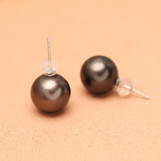 金18k海水珍珠耳钉 8.5-12mm 98083-87333-100596 商品图5