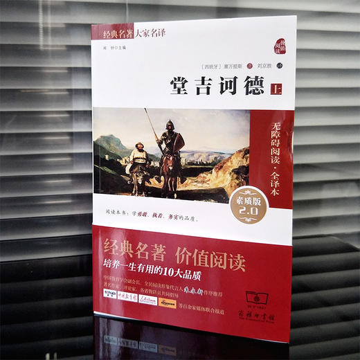 (仓发) 堂吉诃德经典名著 大家名译（ 无障碍阅读 全译本平装）（新版 套装上下册）/商务印书馆/[西]塞万提斯/978710011023501 商品图1