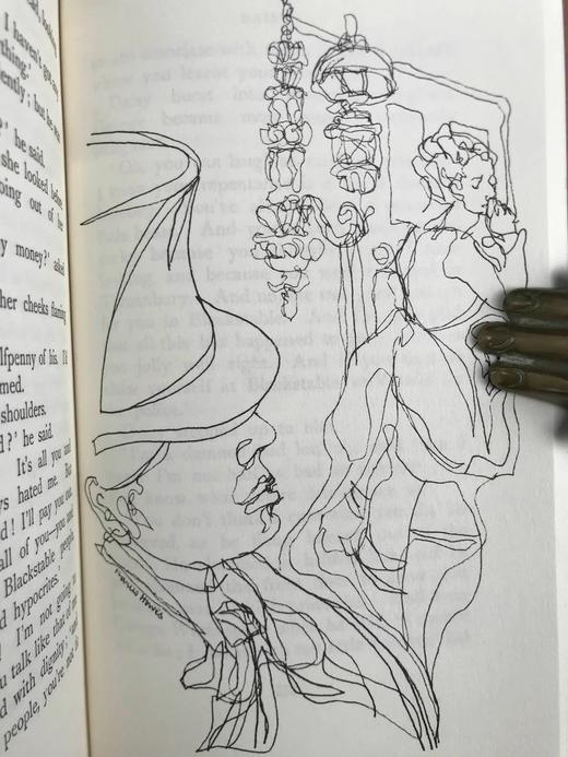 毛姆短篇小说集《东方行》弗朗西斯·豪斯插图 复古仿皮精装32开 商品图11