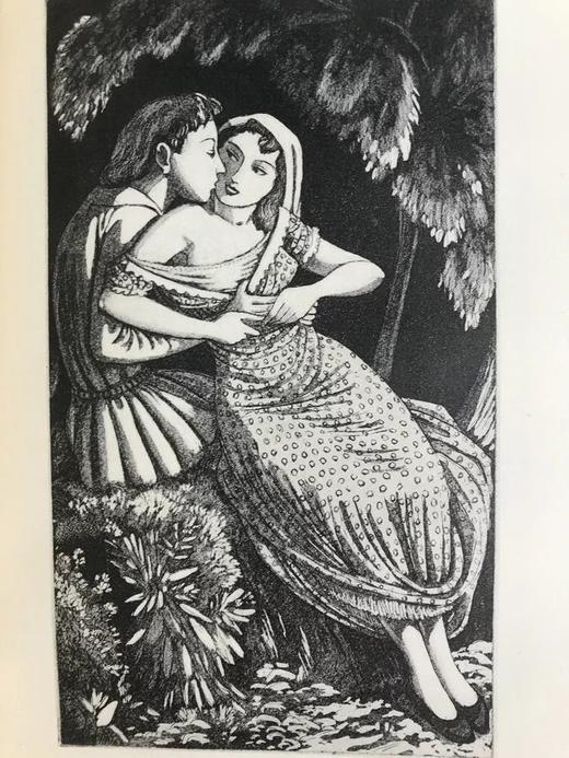 薄伽丘《十日谈》（全2卷） 版画家莱特20幅香艳插图 精装18开 商品图10