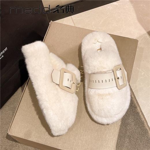 秋冬新款厚底加绒时尚百搭外穿棉鞋 商品图8