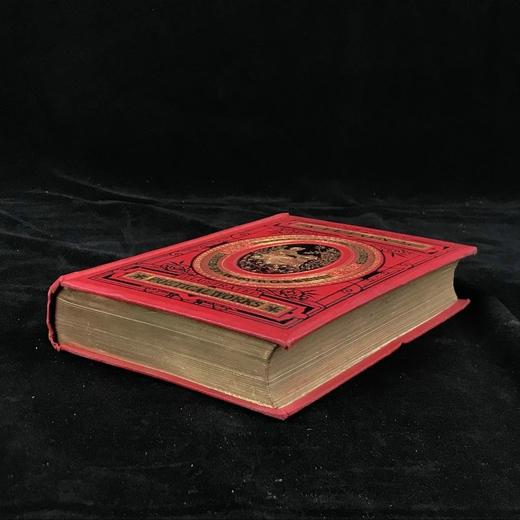 约19世纪后期 弥尔顿诗集 约8幅版画插图 漆布精装32开 商品图1