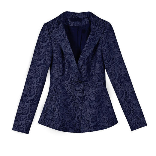 小香风时尚修身收腰职业小西装短款气质上衣AHM-hmnz81510 商品图4