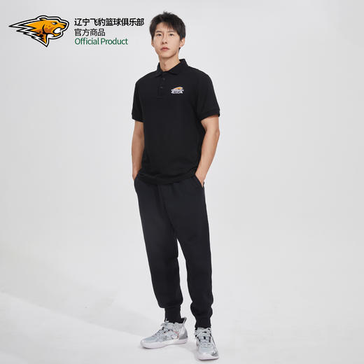 辽宁飞豹男篮官方商品丨辽篮运动运动休闲短袖POLO衫短袖T恤 商品图2