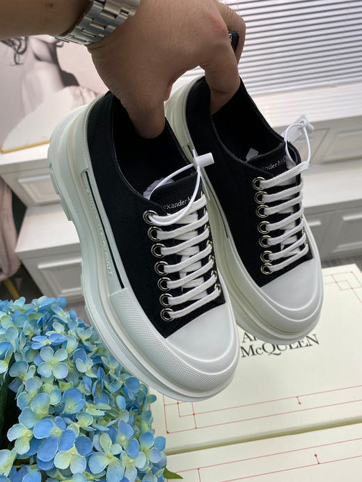 经典黑帆布老爹 商品图6